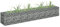 Baziroo Gabionen-Hochbeet Verzinkter Stahl 180x30x30 cm Silber Steinkorb Garten Steingabione Gabionenkorb Gabionen Pflanzkübel Hochbeet Metall Raised Bed Hochbeet Füllung Gartenbeet