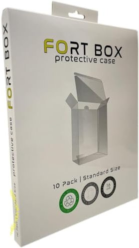 FORTBOX - Schutzhüllen für Funko Pop in Standardgröße (10er Pack, Weiß, Hart, PET)
