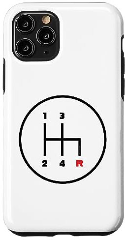 iPhone 11 Pro Car Manual Gear Shifter Knob Pattern (4 Speed) Case