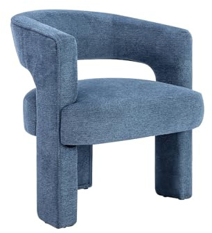 Vente-unique - Sessel mit gerader Rückenlehne 1 Fontanova - Polyester - blau