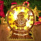 Shinybox Weihnachtstag Dekoration Lampe, 3D Weihnachtsdeko Laterne, Weihnachten LED Deko, Weihnachten Deko, Batteriebetrieben, Weihnachtsdekoration Innen Außen, Weihnachtstag Geschenke(B)
