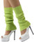 Nanxson Damen Kurz Beinstulpen Gestrickt Stulpen Winter Beinwärmer Legwärmer für Tanz Ballett Yoga 80er Jahre Kostüm Zubehör (A-Hell Grün)