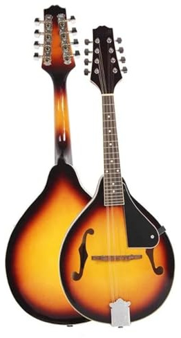 Mandoline Musikinstrumente Für Anfänger 8 Saiten Mandoline Linde Mit Palisanderstahl Begleitmusikinstrument Verstellbare Brücke Anfänger