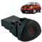 Bouton warning compatible pour Clio 2 et Clio Campus (1998-2012) interrupteur feux de détresse. 8200442723, 8200634256