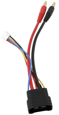 Be In Your Mind 1x RC-Car-Lipo-Batterieanschlusskabeladapter 3S Hard-Case-Batteriekabelbaumstecker mit JST-XH-Balancestecker Kompatibel mit T-raxxas TRX 1/8 RC-Car