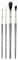 Pan Art Synthetic Brush Set No. 00-04 Multimedia 4 Pieces