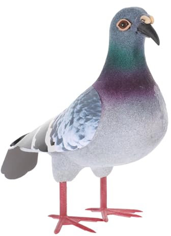 Gatuida Künstliche Taube Aus Schaumstoff Realistische Vogelstatue Für Garten Und Balkon Dekoratives Accessoire Zufälligem Stil Für Miniaturgärten Und Außenbereiche