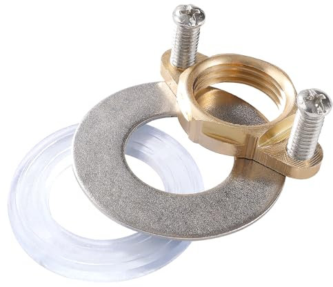 Lyeteung 20mm Kit de Fijación de Grifo, Kit de Tuercas de Fijación de Grifo, para Grifos de Fregadero de Cocina y Baño, Cobre