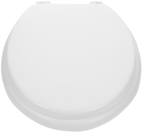 EXHUMKY Gepolsterter Toilettensitz aus Schaumstoff mit Dickem Design für Komfortablen Sitz und Verbesserte Unterstützung im Klassischen Stil für Badezimmer