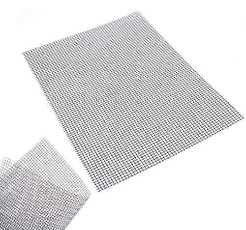 BBQ Grill Mat - Grill Mesh Mat | Reusable Non-Stick Baking Mats | Heavy Duty Heat Resistance Grilling Pad | Fire Resistant Outdoor Barbecue Sheet | Easy to Clean, Works On Outdoor Charcoal, Pellet