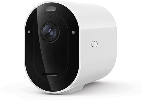 Arlo Pro XL Security Camera (6th Gen - 2025 Release) - 2K HDR, 2x Longer Battery Power, Event Captions, Emergency Response, 1-Mo. Trial of Secure Plan, 160° Field of View, Dual-Band WiFi, 1 Cam, White