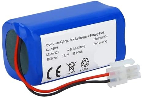 Ouyniei Lithium-Akku, 14,8 V, 3500 mAh, 14,4 V, 3200 mAh, kompatibel mit ILIFE, A4, A4s, V7, A6, V7s Plus Roboter-Staubsauger (3000 mAh)