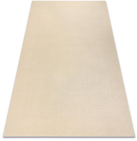 rugsx Wollteppich TEXTURA 488.04.LA101 OSTA - modern - Linien, geometrisch strukturell Creme 200x300 cm