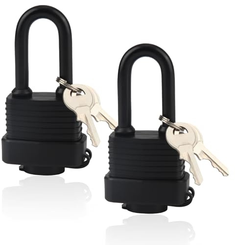 Candados Misma Llave 2 Piezas Candados de Seguridad Largo 40mm Candado | Taquilla Doble Cerradura para Equipaje Armarios Cerradura Para Maletas Almacén Escuela Gimnasio Cobertizo de Herramientas