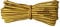 Boot Laces - 4 mm round - Yellow and Brown stripe laces, Yellow and Brown, Lace length 140cm