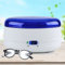 Machine à Laver Les Lunettes à Vibrations, Nettoyeur électrique Portatif pour Bijoux et Lunettes pour Nettoyer Les Bijoux, Montres, Lunettes, Ustensiles et Dentiers, Chargement USB