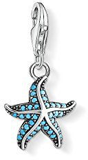 THOMAS SABO Damen-Charm-Anhänger Seestern Charm Club 925 Sterling Silber 1521-667-17