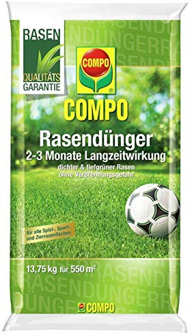 Compo Rasendünger mit Langzeitwirkung 13,75 kg Beutel