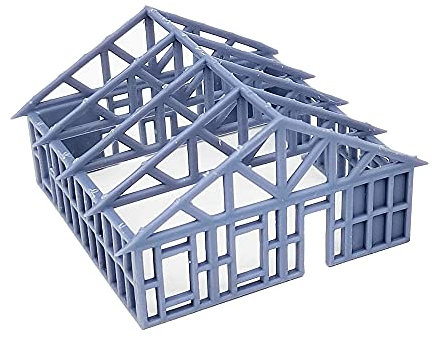 Outland Models Eisenbahnlandschaft Struktur Haus Rahmen im Bau 1:160 N Spur