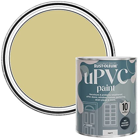Rust-Oleum Green uPVC Door and Window Paint in Matt Finish - Wasabi 750ml