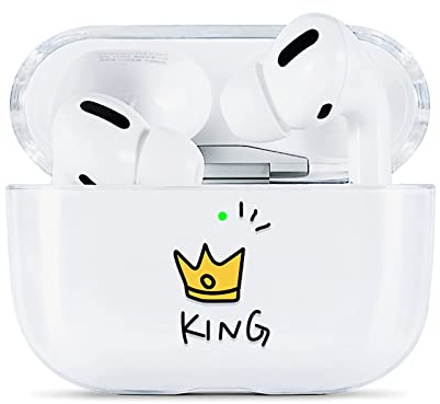 AKABEILA Hülle für Airpods Pro 2, Weiche TPU Klare Schutzhülle Stoßfest Airpods Pro 2 2022 Hülle mit Süßem Muster Airpods Pro 2nd Generation Ladenhülle