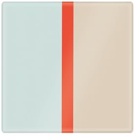 REMEMBER Küchenglasplatte klein Nr. 09 - 21.5 x 21.5 cm - hitzebeständig mit Rutschschutz