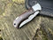 Perkin Taschenmesser Klappmesser Taschenmesser aus Damaststahl Damastmesser Outdoormesser Bushcraft Camping Jagd 1902 (Walnut Wood)