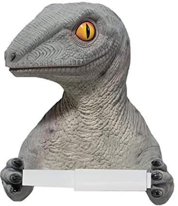 Cyhamse Porte-Papier Toilette pour Bain | Porte-Papier Toilette Dinosaure Rack,Support Papier Toilette Mural pour Accessoires d'organisation Cuisine Bain