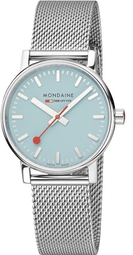 Mondaine Evo2 Mens Analogue Quartz Watch with Stainless Steel Bracelet MSE.35140.SM