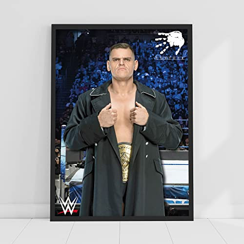 Themed WWE Print – Gunther Crowd Poster Wrestling Wandkunst (A2-42 x 59,4 cm)