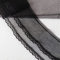 3 Yards 9 CM Gerüschte Tüllspitzenborte, Spitzenband Spitzenborte Zierband Spitzenstoff ZiehrüSchenband Geschenkband HäKelborte Lace Roll NäHborte Perlenband RüSchenband Spitzenlitze Dekoband,Schwarz