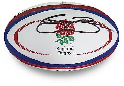 Exclusive Memorabilia Jason Robinson Signed England Rugby Ball