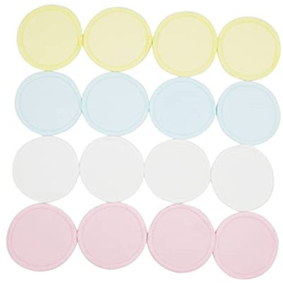 DOITOOL Makeup Remover Pads Set 8 Pure Cotton Cleansing Cloths Large Size for Eye Shadow Mascara Lipstick Travel Daily Skincare