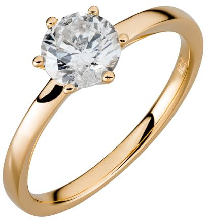 Orolino Damen Ring 750/- Gold Glänzend Brillant gelb 1,00ct. 067370135-1
