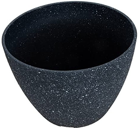 POPETPOP vaso da fiori in finto cemento fioriera in resina fioriere da esterno rustiche unico vasi per piante vaso per piante in resina fioriera in resina Pietra vaso di fiori