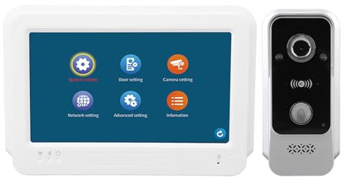 Video Doorbell | Türklingel mit Kamera, Gegensprechfunktion, 1080p - HD - Video, Bewegungserfassung, Nachtsicht, Funktioniert mit TUYA