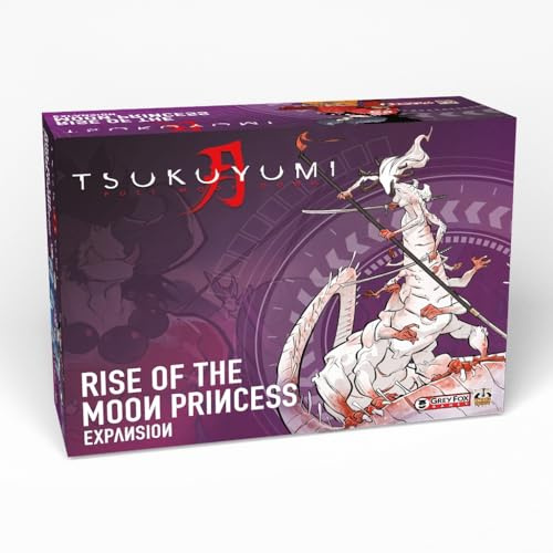 King Racoon Games, Tsukuyumi - Rise of the Moon Princess Erweiterung, Expertenspiel, 1-5 Spieler, ab 14+ Jahren, 180 Minuten, deutsch