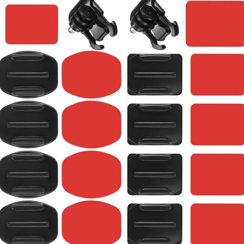EDOSETEK 3M Dashcam Sticky Pads, 22 PCS Double Sided 3M-VHB Adhesive Mount Sticky Pads for for Windscreen Windshield and GoPro Hero 13 12 11 10 AKASO DJI Osmo Action Cameras