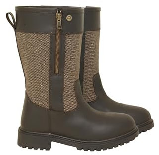 Cabotswood Women's Henley 2 Oak/Tweed Waterproof and Breathable Mid Calf Country Boot Equestrian, 6 UK
