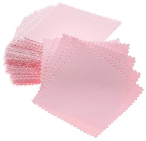 XWYDZ 30 Pcs Silver Cleaning Cloth for Jewellery, Jewellery Cleaning Cloth - Premium Re-usable Polishing Cloths, Double Sided Tarnish Removal, Non-Abrasive Silver Jewelry Cleaner (8x8cm)