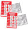 Lot de 2 panneaux horaires d'ouverture pour vitrine de magasin, panneaux ouverts avec autocollants horaires pour magasin et bureau