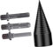 Toddmomy 1set Punta Per Trapano Spaccalegna Attrezzo Per Dividere Legna Da Ardere Design Antiscivolo Resistente e Durevole Per Legno Duro e Morbido