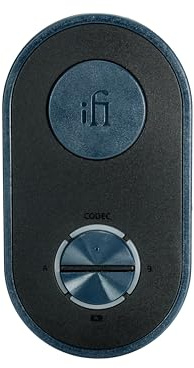 iFi UP Travel – Tragbarer HI-FI Bluetooth 5.2 Sender und Empfänger – Unterstützt Dual-Kopfhörer-Kopplung – 3,5 mm AUX Wireless Audio-Transmitter für den Einsatz in Autos, Flugzeugen oder auf Reisen