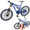SWEETBIUTI Fingerrad 1: 8-Skalen-Simulationslegierung Finger BMX Spielzeug Interactive Mini BMX Bike mit beweglicher Teil faltbar mit schockabsorbierender Dekoration für Kinder und Sammler.