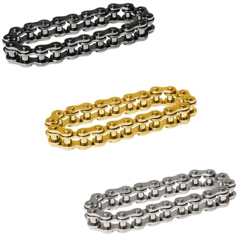 3 Stressabbau Spielzeug Stressabbaukette Spielzeug Unendlicher Flip Chain | Linderung von Angstzuständen ideal für Erwachsene zum Stressabbau und zur Verbesserung der Konzentration