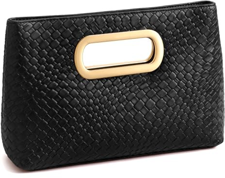 XquiziFit Clutch Geldbörse für Damen Abend Clutch Handtasche für Hochzeitsfeier Formale Abendhandtasche mit Abnehmbarer Kette
