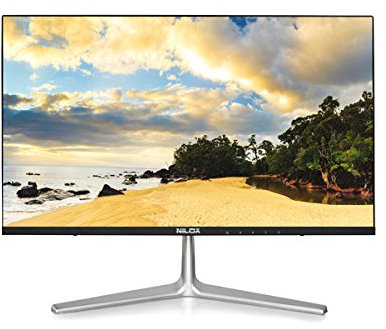 Nilox NXMMIPS240001 Monitor da 24 IPS LED, FullHD, VGA/HDMI, FrameLess, 350 ANSI lumen, Nero