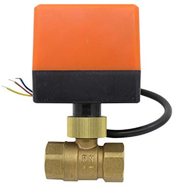 Valvula motorizada 2 vias electrovalvula motorizada 220v normalmente cerrado 1/2 3/4 1 1-1/4 1-1/2 2 pulgada (1/2 pulgada DN15)