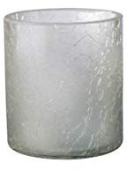 sompex Awhia Krakelee Teelichthalter, Farbe:grau, Größe:6.7 x 7.5 cm