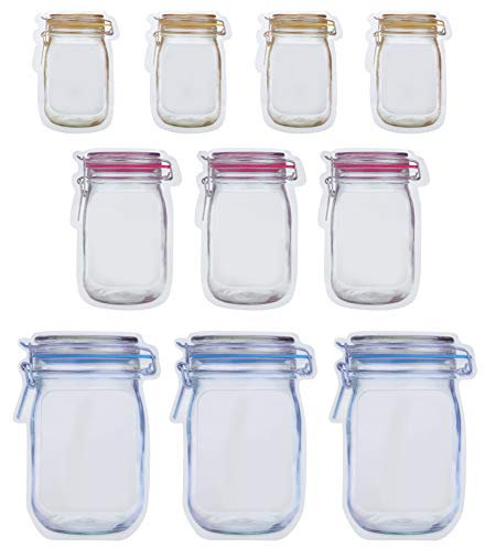 1 St¨¹cke Einmachglas Muster Lebensmittel Schoner Aufbewahrungsbeutel Set Luftdichte Mehrwegflasche Modellierung Rei?verschl¨¹sse Lebensmittelbeh?lter K¨¹che Organizer kinder Snacks Frische Taschen